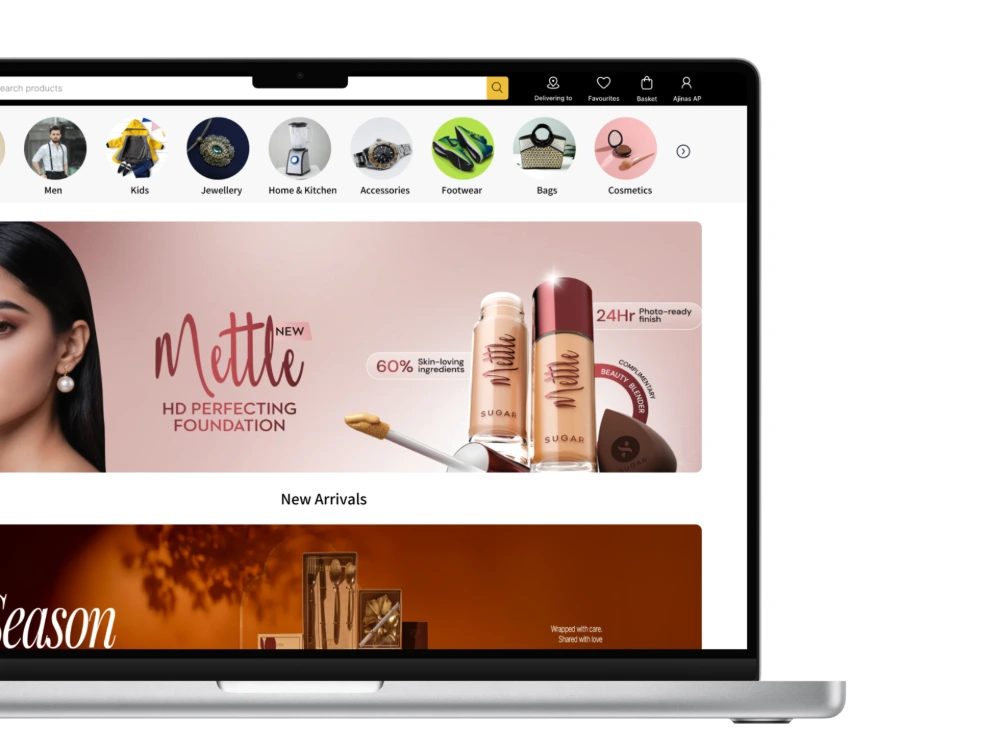 BeOne High Performance E-commerce Website